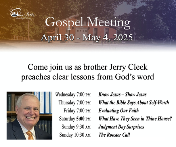 Gospel Meeting Flyer